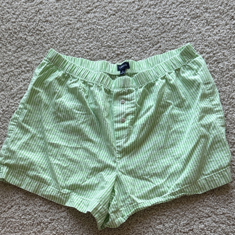 Gap - Green Striped Shorts